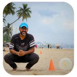 Samarth coaching beach disc ultimate frisbee